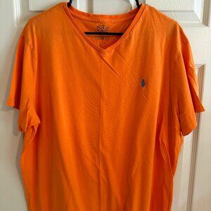 Polo Ralph Lauren Orange V Neck T-Shirt